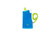 Seattle Sports AquaSto Water Bottles, 800ml, Blue