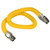 Highcraft GUHDZD1448G 48 in_ Flexible Epoxy Coated Gas Line Connector with 38 in_ O_D_   12 in_ FIP x 38 in_ MIP Fittings YellowStainless Steel Excellent Corrosion Resistance