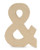 Darice Paper Mache Symbol - Ampersand - 12 inches