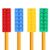 Sensory Chew Pencil Toppers for Boys and Girls - Chewable Pencil Toppers for Kids with Autism ADHD SPD Oral Motor Teething   Biting Needs 4 Pack