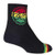 SockGuy Rasta Raid Classic Sock Sporty and Stylish 3 Inches - SmallMedium