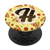 Letter H - Monogram Name Initials with a pizza pattern PopSockets Grip and Stand for Phones and Tablets
