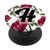 Letter H - Monogram Name Initials with a red rose pattern PopSockets Grip and Stand for Phones and Tablets