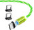 Top-Longer USB Cable Magnetic Charging Cable with Visible Flowing LED Light for Type CUSB C Various Smart Phone Tablet -No Sync Data 360Rotation-1m3_3ft Green