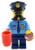 Booster Bricks Lego Cop with Donut and Coffee Minifigure - Police Policeman Officer minifig Mustache