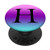 Black Pattern Initial Letter H On Teal Purple Pink Ombre PopSockets PopGrip Swappable Grip for Phones   Tablets