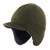 Home Prefer Toddler Boys Winter Hat Warm Knitted Kids Hat with Earflaps Skull Beanie Hat Army Green Medium