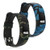 kwmobile Silicone Watch Strap Compatible with Garmin Vivofit 4-2X Band - Camouflage BlackLight GreenDark Green