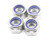 binifiMux 4pcs 304 Stainless Steel M16 x 2_0mm Nylock Nylon Inserted Hex Self Locking Nuts