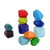 Laojbaba Colorful Wooden Stone Balancing Blocks - Wood Stone Building Blocks Lightweight Natural Rainbow Balancing Blocks Wooden Stones Stacking Game Rock Blocks Kids Educational Puzzle Toy?11 PCS?