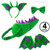 Tigerdoe Dragon Tails - Dinosaur Costume - Dino Theme Party - Dress Up - Animal Tails Green and Purple Dragon Accessories