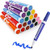 Volcanics Dry Erase Markers Low Odor Chisel Tip Whiteboard Markers Pack of 2010 Colors