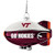 NCAA Virginia Tech Hokies Glitter Blimp Ornament