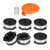 Deyard Trimmer Spool for BLACK  DECKER Autofeed System Replacement Durable AF-100 String Trimmer Edger 30ft 0_065 inch Line String Trimmer 6 Replacement Spool 1 Spool Cap 1 Spring