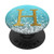 Golden Letter H On Light Ice Blue PopSockets PopGrip Swappable Grip for Phones   Tablets