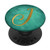 Golden Letter J On Vintage Green PopSockets PopGrip Swappable Grip for Phones   Tablets