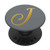 Golden Initial Letter J On Slate Gray PopSockets PopGrip Swappable Grip for Phones   Tablets