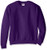 Jerzees Youth Fleece Crew Sweatshirt Deep Purple X-Large