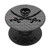 Skeleton Pirate Decor Human Skull Decoration Steel Pattern PopSockets PopGrip Swappable Grip for Phones   Tablets