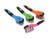 Shires Ezi-Groom Grip Bucket Brush Bright Blue