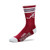 For Bare Feet Mens NCAA 4 Stripe Deuce Crew Socks Alabama Crimson Tide Medium 5-10