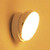 Mzyzj 360  Rotating LED Night LightSensor Led LightsPortable and Mobile Light USB Rechargeable Human Body Induction Night Bedside lamp Warm