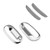 SEGADEN Chrome Plated Door Handle Cover Compatible with FORD F-150 F150 Expedition LINCOLN Navigator 2 Doors With Passenger Keyhole No Smart Hole XG7712