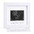IHEIPYE Babys First Selfie Sonogram Keepsake Frame - Ultrasound Picture Frame - Baby Announcement Gifts for Nursery Decor Expecting Parents Grandparents White