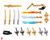 LEGO NinjaGo Weapons Accessory Pack with Display Stand - for All Minifigures