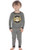 Intimo Little Boys DC Comics Vintage Batman PajamasGray1012
