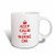 3dRose mug_157744_1 Keep Calm and Nurse on Carry on Nursing Job Nurses Day Gifts Red Fun Funny Humor Humorous Ceramic Mug, 11-Ounce