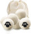 Organic Eco Wool Dryer Balls Reusable Fabric Softener for Laundry - 6 Pack