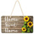 Welcome Sign Front Porch Decor - Autumn Sunflowers Home Sweet Home Wooden Front Door Decor Wall Plaque House Wood Sign Porch Decorations Home Decor Hanging