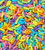 FirstChoiceCandy Silly Assorted Banana Heads Classic Hard Candy Rainbow colors 2 Pound