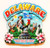 Delaware State Montage Wood Fridge Magnet 2