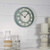 FirsTime   Co_ Sage Raised Wall Clock 8 Green