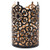 Hosley Flower 7" High Cut Bronze LED/Votive/Tealight Holder/Lantern. Ideal Gift for Wedding, Party, Use with Jar Candles, Tea Lights, Votive Candle Gardens, Aromatherapy, Spa O4