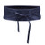 Samtree Wrap Waist Wide Obi Belt for Women Solid Color Self Tie Polyester Bowknot Cinch Waistband Navy Blue