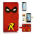( For iPhone 7 Plus ) Flip Wallet Case Cover and Screen Protector Bundle A20309 Robin Super Hero