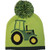 John Deere Boys Winter Cap Lime Green Toddler