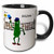 3dRose Funny Playing Pickle Ball Mug 11 oz Black