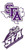 WinCraft Stephen F_ Austin Lumberjacks SFA Lumberjacks Set of 2 Die Cut Decals 4 x 4 ea