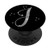 Letter J initial font monogram gift idea PopSockets PopGrip Swappable Grip for Phones   Tablets