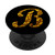 Initial Alphabet Monogram Gift Idea Letter B PopSockets Grip and Stand for Phones and Tablets