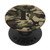 Green Brown Camouflage Monogram Camo Initial Letter F PopSockets Grip and Stand for Phones and Tablets