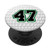 Golf Ball Number 47 Golfer 47th Birthday Gift Zx PopSockets Grip and Stand for Phones and Tablets