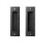 2-Pack Recessed Door Handle Rectangular Flush Barn Door Handle Pull Grab with Mount Screws Included 2-Pack