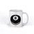8 Ball Coffee Mug  Eight Ball Ceramic Coffee Cup  Billiards Pool Unique Gift Idea  11-Ounce Mug  DD121