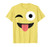 Winking Face Emoji Easy Lazy Group Halloween Costume T-Shirt