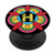 Initial Letter H monogram Mandala PopSockets Grip and Stand for Phones and Tablets